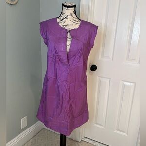 NWOT Calypso Silk Dress | Size XS | Purple | 100% Silk | Never Worn